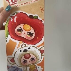 SUPER SECRET Baby Three Cat Teasing Stick